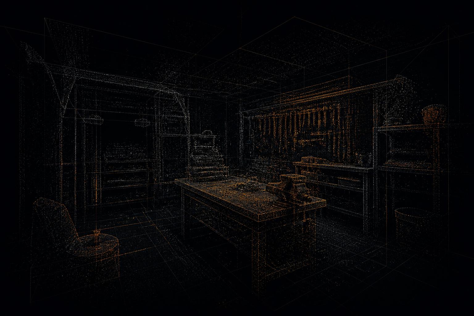 Point-cloud reconstruction of a workspace used for robot perception